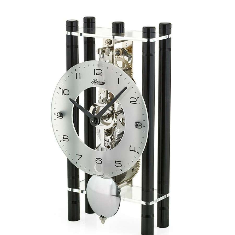 Clocks * | Scully & Scully Pendulum Table Clock, Silver