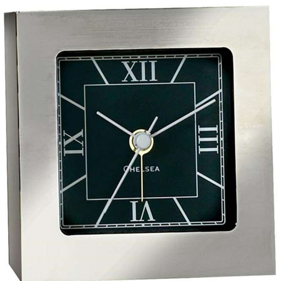 Clocks * | Scully & Scully Square Desk Alarm Clocks